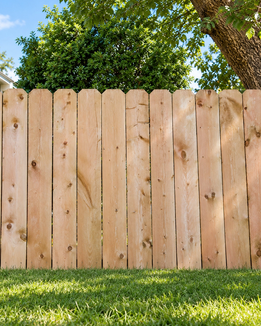Fencora Fence installing a cedar fence